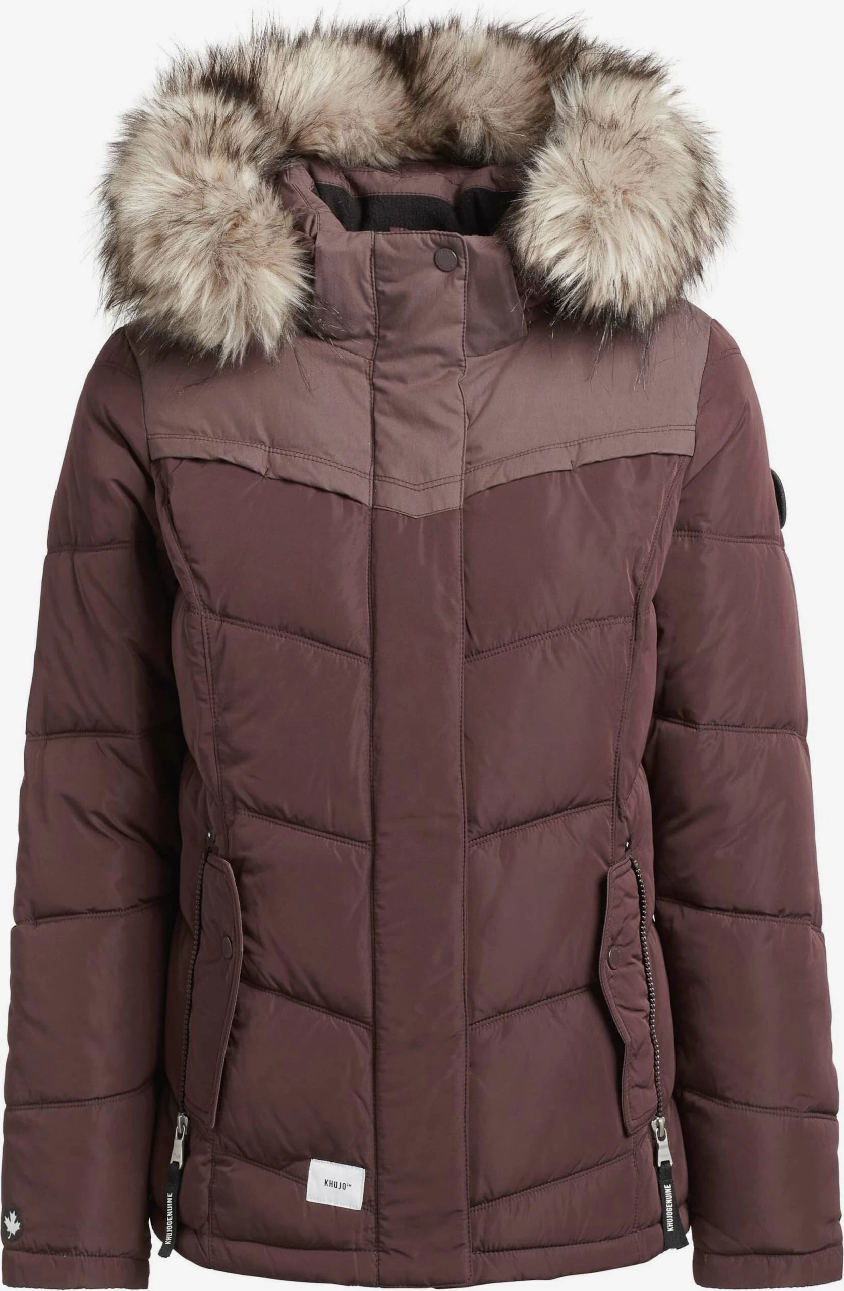 Khujo Winterjassen Winterjas Winsen Dames Bourgogne 3 Khujo Winterjassen Winterjas Winsen Dames Bourgogne