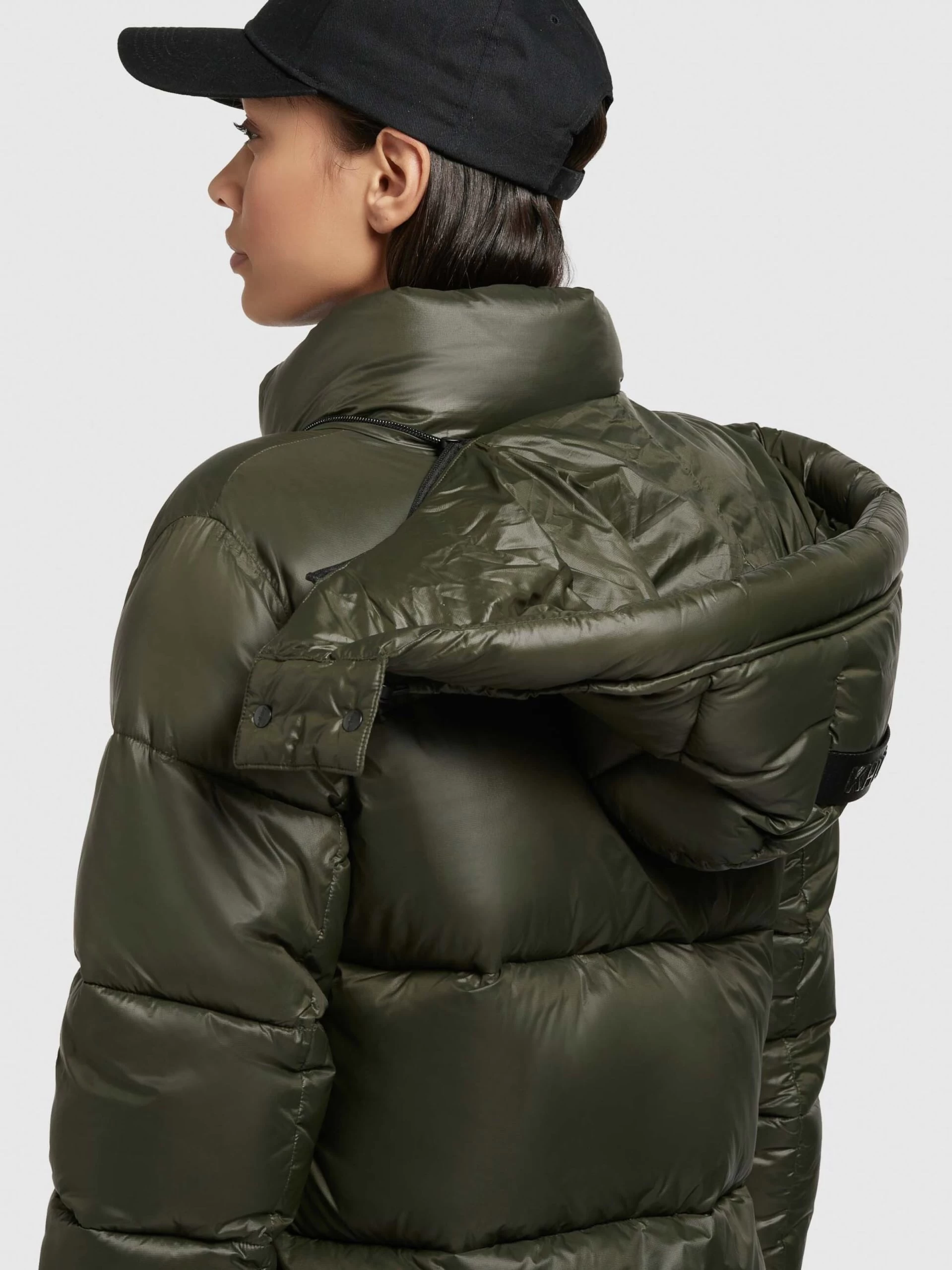 Khujo Winterjassen Winterjas Valona Dames Donkergroen 10 Khujo Winterjassen Winterjas Valona Dames Donkergroen - Afbeelding 8