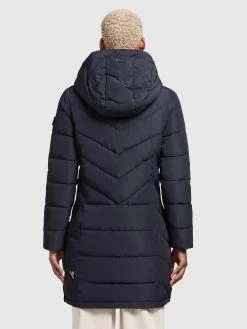 Khujo Korte Mantels Wintermantel Cups Dames Marine -Khujo 03940de643635410aaa413c780909ac4