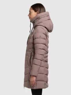 Khujo Korte Mantels Wintermantel Tuhani Dames Donkerlila -Khujo 04bdd07f0edbb56011b12e4395e33fb2