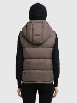 Khujo Bodywarmers Bodywarmer Eden Dames Mokka -Khujo 0657f5bd5b2fda90f770de5d2f5ae068