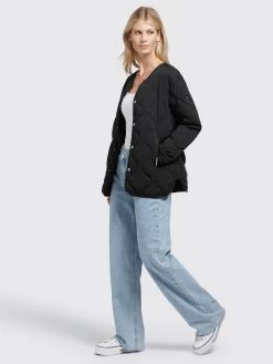 Khujo Tussenjassen Tussenjas Yuna Dames Zwart -Khujo 06612cf063dbe7646581081477f9eae3