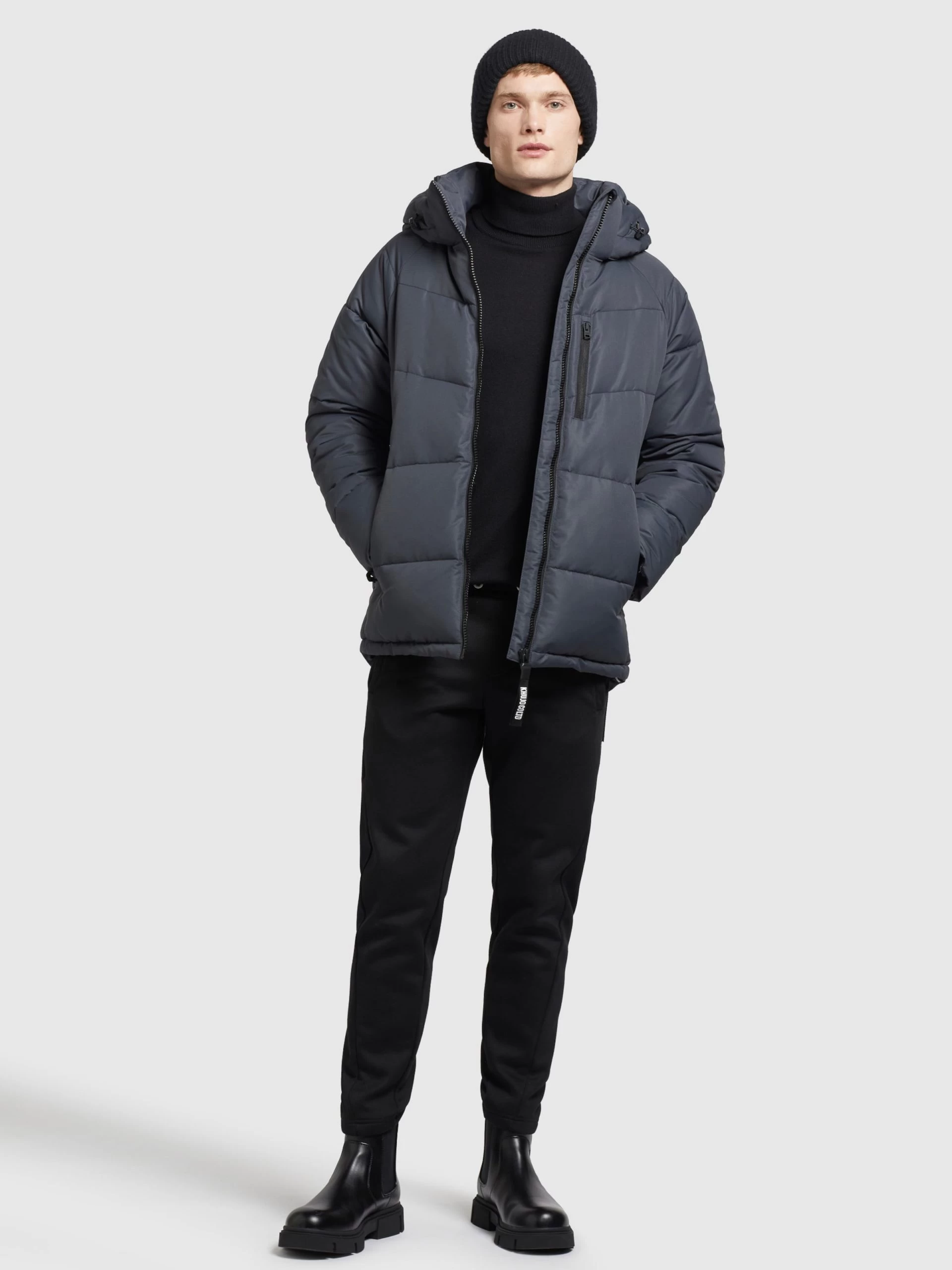 Khujo Winterjassen Winterjas Croon Heren Duifblauw 5 Khujo Winterjassen Winterjas Croon Heren Duifblauw - Afbeelding 3