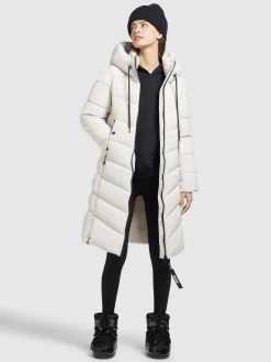 Khujo Tussenmantels Tussenmantel Klayd Dames Offwhite -Khujo 073349ea121383141abd5a6d7bdee7a9