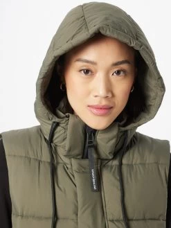 Khujo Bodywarmers Bodywarmer Tourin Dames Kaki -Khujo 09d59981ddc712ed014314c22f16da31