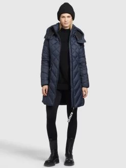 Khujo Tussenmantels Tussenmantel Aneth Dames Navy -Khujo 0a27ad3df79d35bc8d3519a46d78c5cc