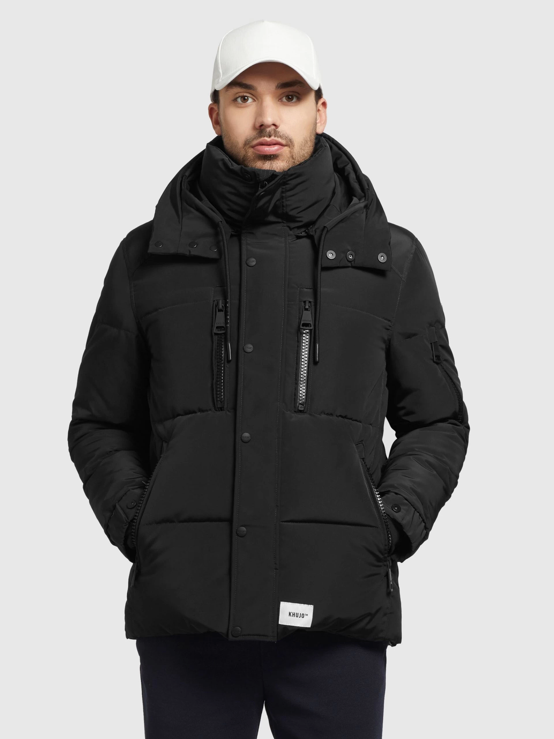 Khujo Winterjassen Winterjas Bizkit Heren Zwart 4 Khujo Winterjassen Winterjas Bizkit Heren Zwart - Afbeelding 2