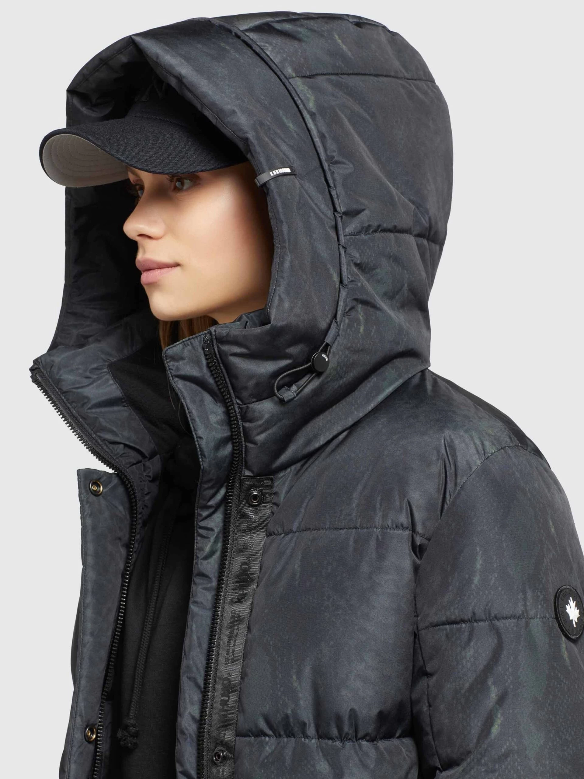 Khujo Wintermantels Wintermantel Dakota 2 Dames Nachtblauw 9 Khujo Wintermantels Wintermantel Dakota 2 Dames Nachtblauw - Afbeelding 7