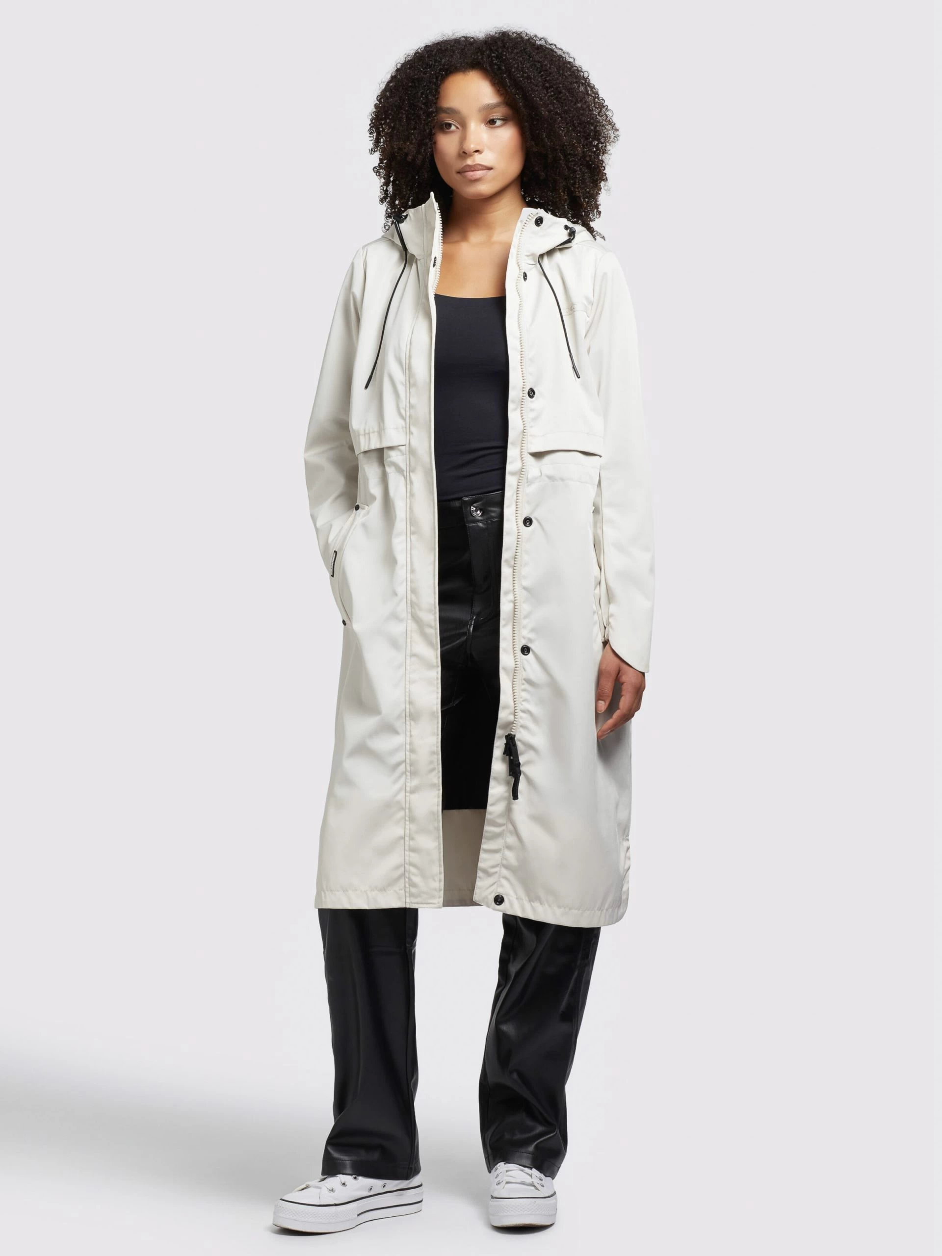 Khujo Tussenmantels Tussenmantel Jomana Dames Offwhite 8 Khujo Tussenmantels Tussenmantel Jomana Dames Offwhite - Afbeelding 6