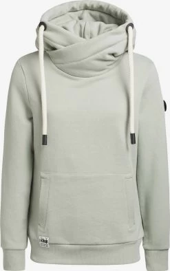 Khujo Hoodies Sweatshirt Rhabea Dames Pastelgroen
