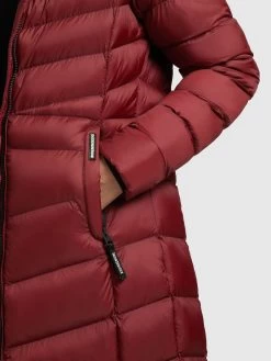 Khujo Winterjassen Winterjas Ingram Shine Dames Donkerrood -Khujo 139b8166c040504fbba3e68aa95379de
