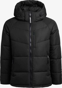 Khujo Winterjassen Winterjas Croon Heren Zwart