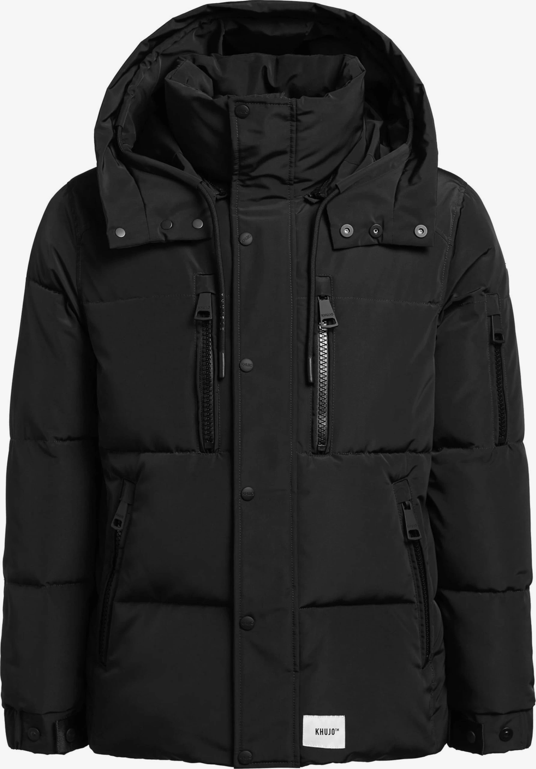 Khujo Winterjassen Winterjas Bizkit Heren Zwart 3 Khujo Winterjassen Winterjas Bizkit Heren Zwart
