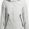 Khujo Winterjassen Winterjas Viona 3 Dames Lichtgrijs -Khujo 1a4e3d7ced8926773350dd6619cd382e