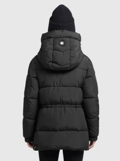 Khujo Winterjassen Winterjas Leviani Dames Zwart -Khujo 1a8dbdd9f4c3d0147a63c915a3110038