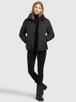 Khujo Winterjassen Winterjas Blondie Matt Dames Zwart -Khujo 1b111fd2581d8529b2ac8b25603ea069