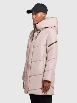 Khujo Winterjassen Winterjas Jordis Dames Lichtroze -Khujo 20a9d41ddb64d6f47f5b7882e3145d78