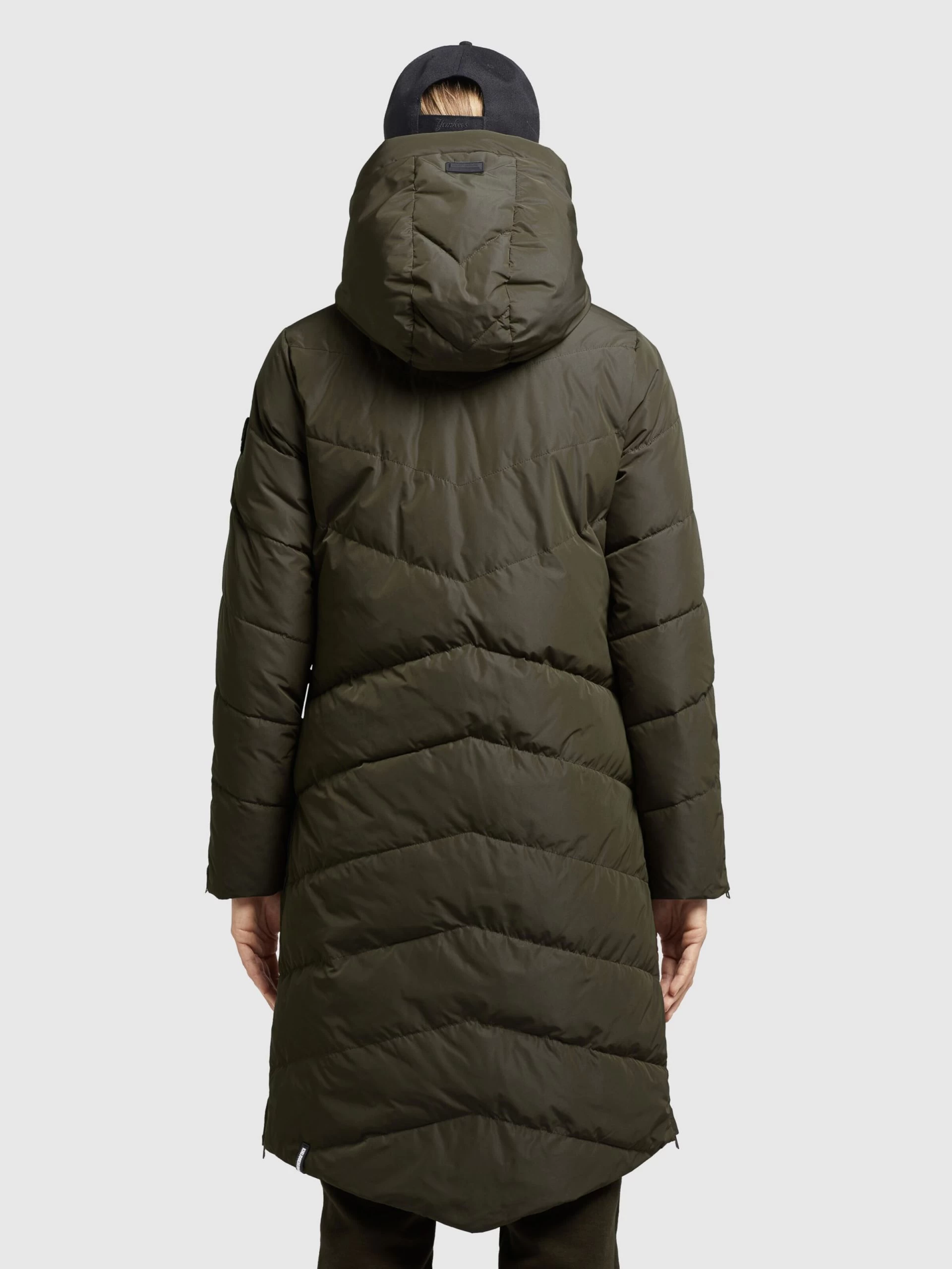 Khujo Wintermantels Wintermantel Huba Dames Donkergroen 6 Khujo Wintermantels Wintermantel Huba Dames Donkergroen - Afbeelding 4