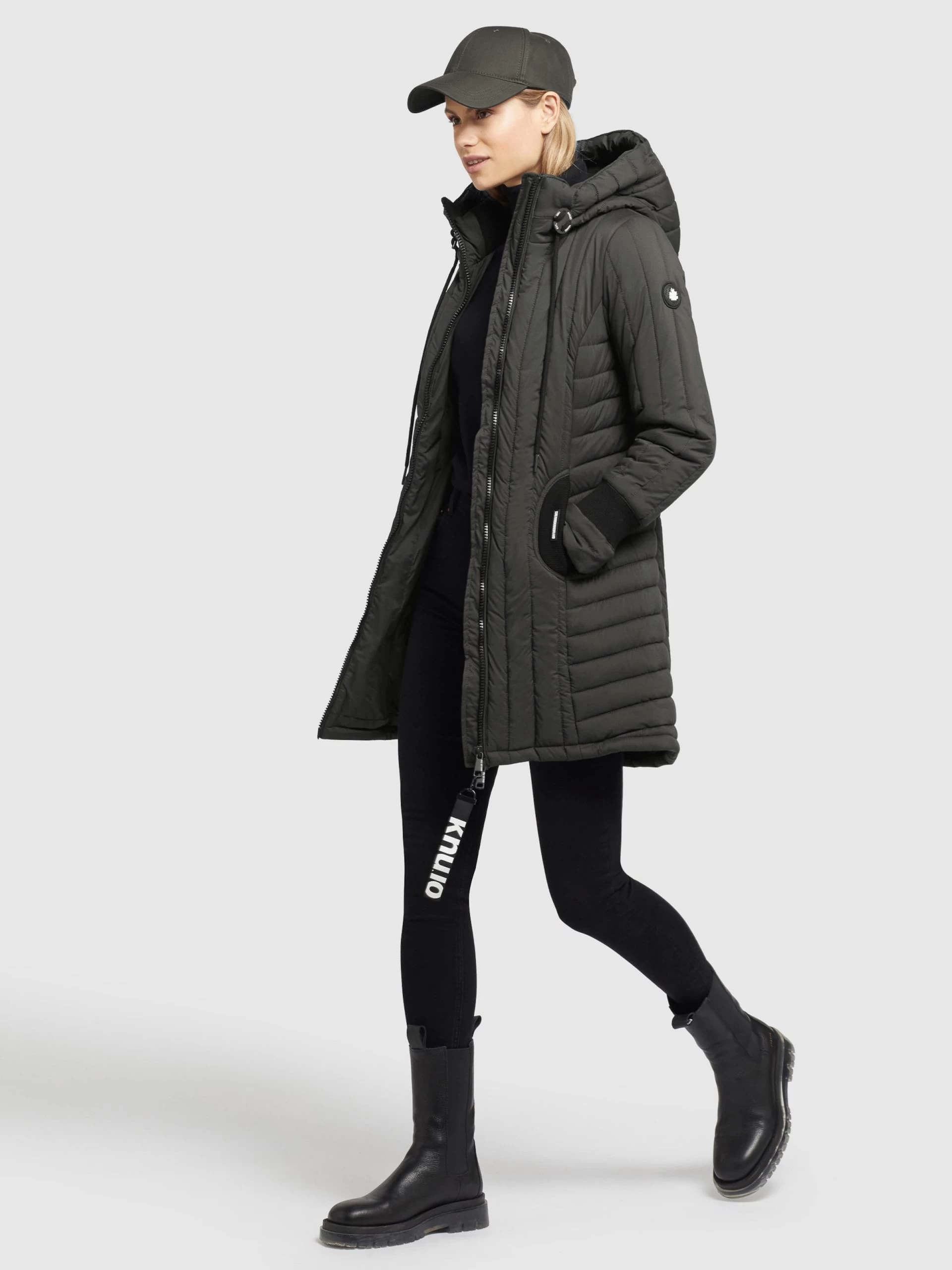 Khujo Winterjassen Winterjas Jerry Dames Olijfgroen 5 Khujo Winterjassen Winterjas Jerry Dames Olijfgroen - Afbeelding 3