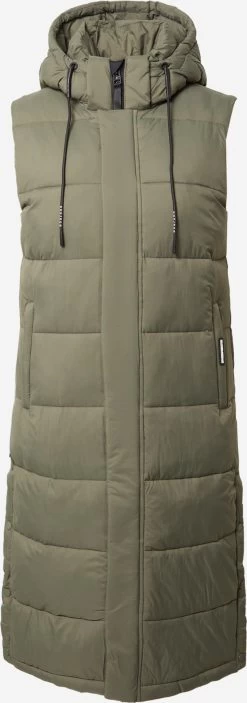 Khujo Bodywarmers Bodywarmer Tourin Dames Kaki
