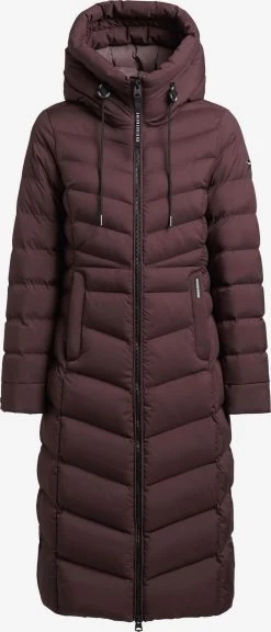 Khujo Wintermantels Wintermantel Ingram2 Dames Donkerbruin