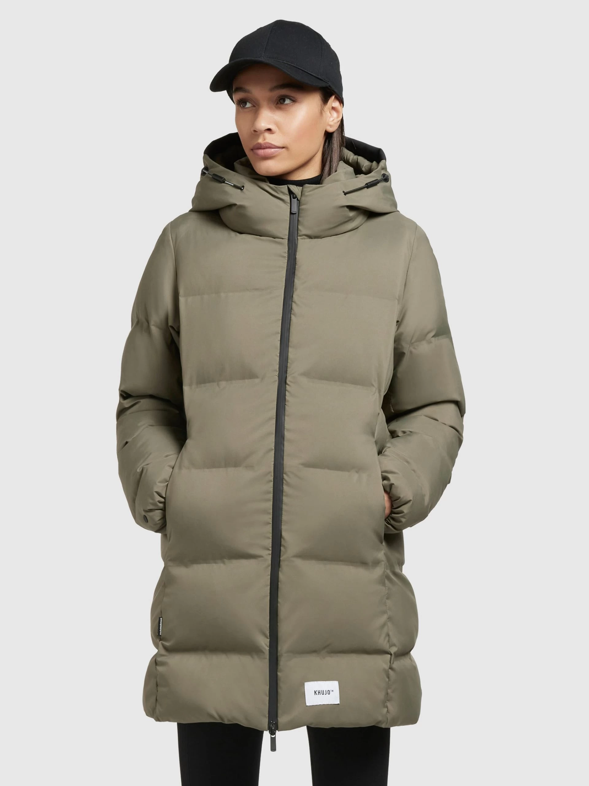 Khujo Winterjassen Winterjas Tanare Dames Olijfgroen 4 Khujo Winterjassen Winterjas Tanare Dames Olijfgroen - Afbeelding 2