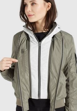 Khujo Winterjassen Winterjas LARIFA Dames Kaki -Khujo 2caf150c30d5af7b050c4dc2e86de6c9