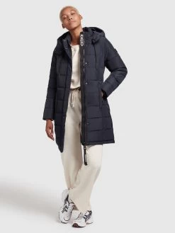 Khujo Korte Mantels Wintermantel Cups Dames Marine -Khujo 2db0f3d2e7b5d2ff5b1b51371e23d7ba