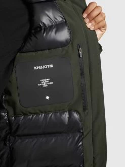 Khujo Wintermantels Wintermantel Charlyn 3 Dames Kaki -Khujo 3c77c9aba920456d4f19a2f3266467c0