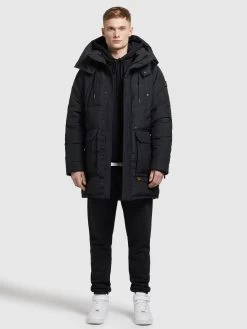 Khujo Winterjassen Winterjas Vivas Heren Zwart -Khujo 3df9cfc455f9058ca7dbbfadaf22803d