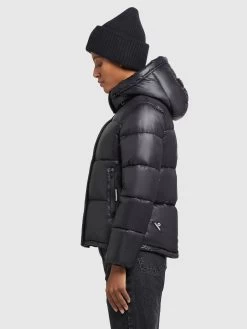 Khujo Winterjassen Winterjas Valona Dames Zwart -Khujo 4042d98331f6fd8da1662ecb0f3cce44