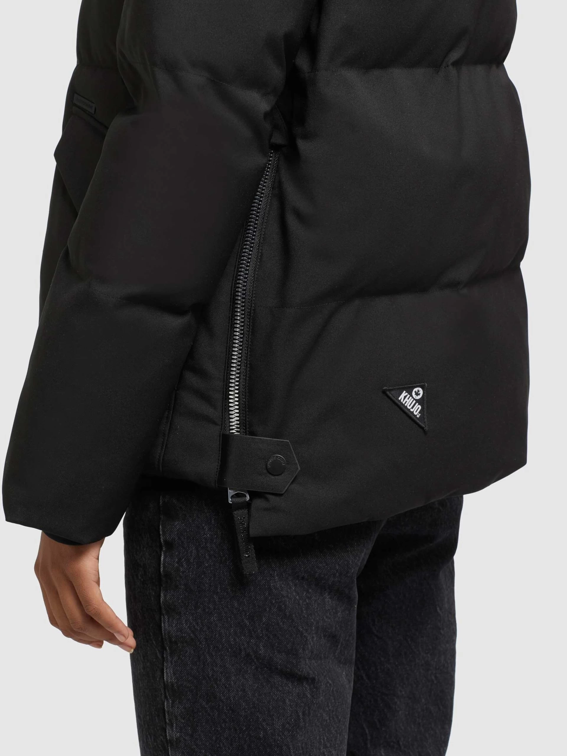 Khujo Winterjassen Winterjas Japura 2 Dames Zwart 10 Khujo Winterjassen Winterjas Japura 2 Dames Zwart - Afbeelding 8