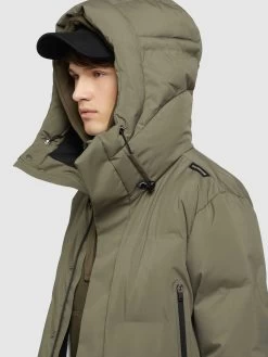 Khujo Wintermantels Winterjas Slow Heren Olijfgroen -Khujo 41667713b95acbdc6182d382899cc7d6