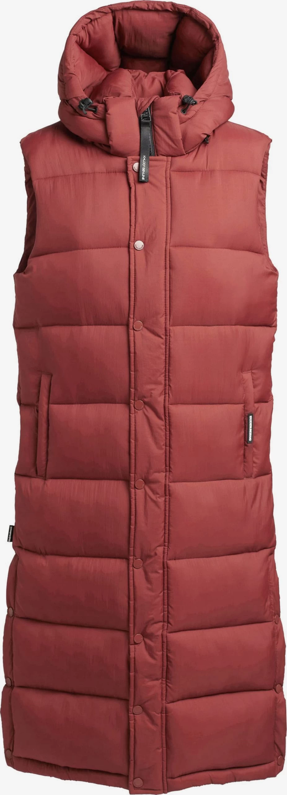 Khujo Bodywarmers Bodywarmer Magneta Dames Roestrood 3 Khujo Bodywarmers Bodywarmer Magneta Dames Roestrood