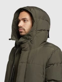 Khujo Wintermantels Winterjas Pato Heren Olijfgroen -Khujo 49473df164faa11de6ab09148364d20f