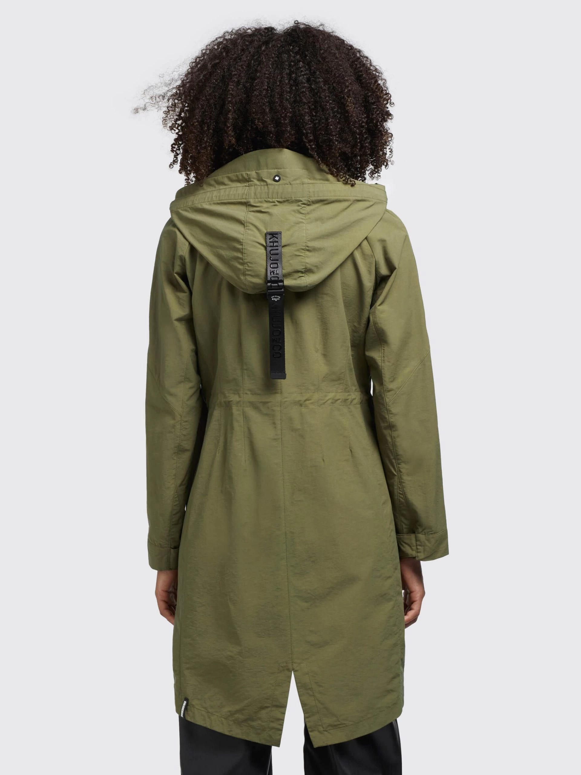 Khujo Parkas Tussenparka Dames Olijfgroen 6 Khujo Parkas Tussenparka Dames Olijfgroen - Afbeelding 4