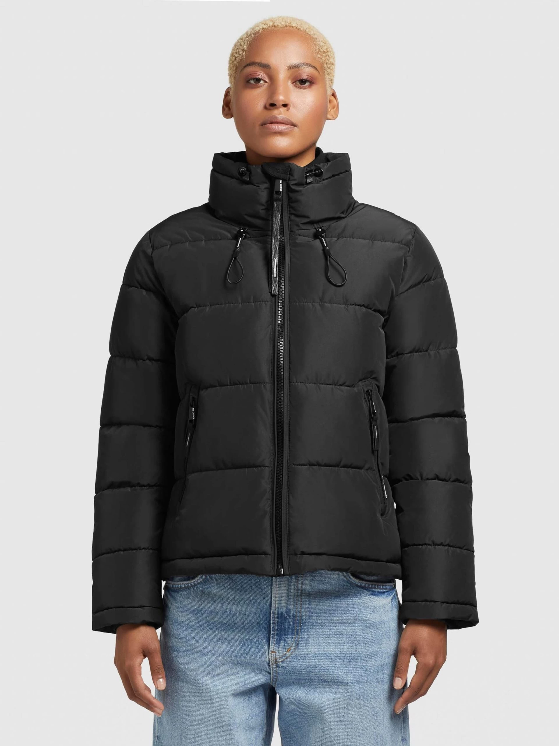 Khujo Winterjassen Winterjas Tuba Dames Zwart 4 Khujo Winterjassen Winterjas Tuba Dames Zwart - Afbeelding 2