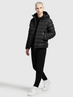 Khujo Winterjassen Winterjas Gamer Heren Zwart -Khujo 4b0c2333a65ddd0622a1425828a366c3