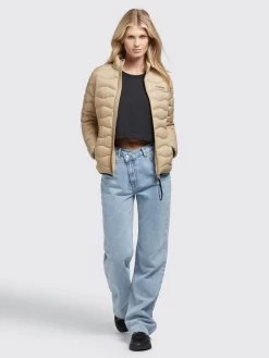 Khujo Tussenjassen Tussenjas Eleni Dames Beige -Khujo 4b204a0fba1cb74361387ad30e8ab124