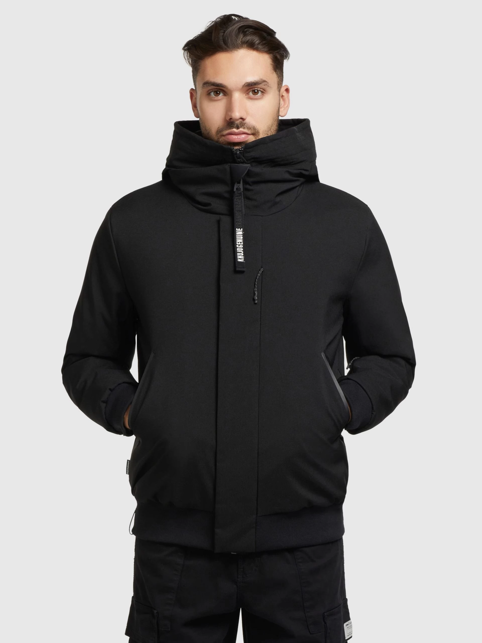 Khujo Winterjassen Winterjas Wayer Heren Zwart 4 Khujo Winterjassen Winterjas Wayer Heren Zwart - Afbeelding 2