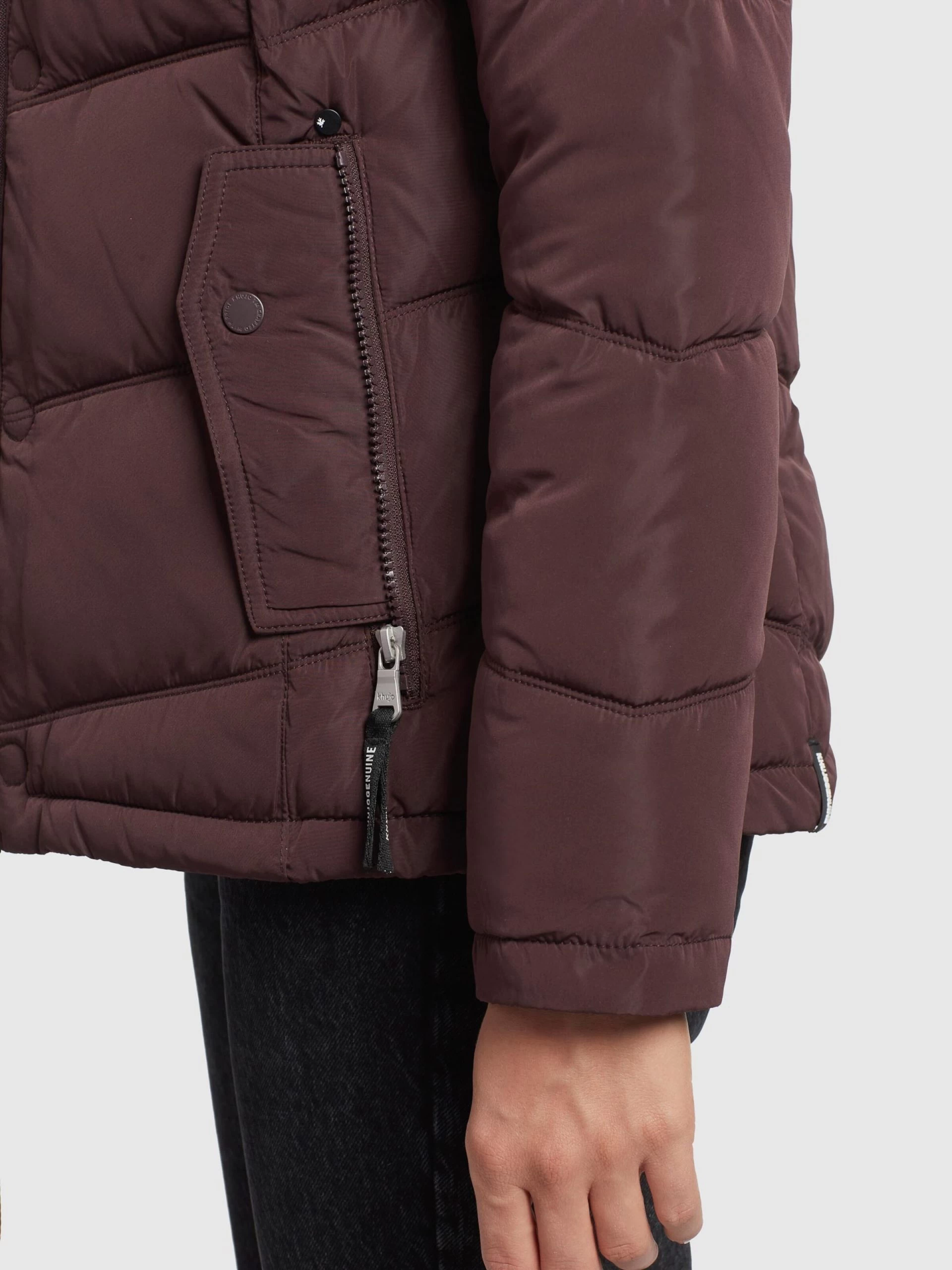 Khujo Winterjassen Winterjas Winsen Dames Bourgogne 10 Khujo Winterjassen Winterjas Winsen Dames Bourgogne - Afbeelding 8