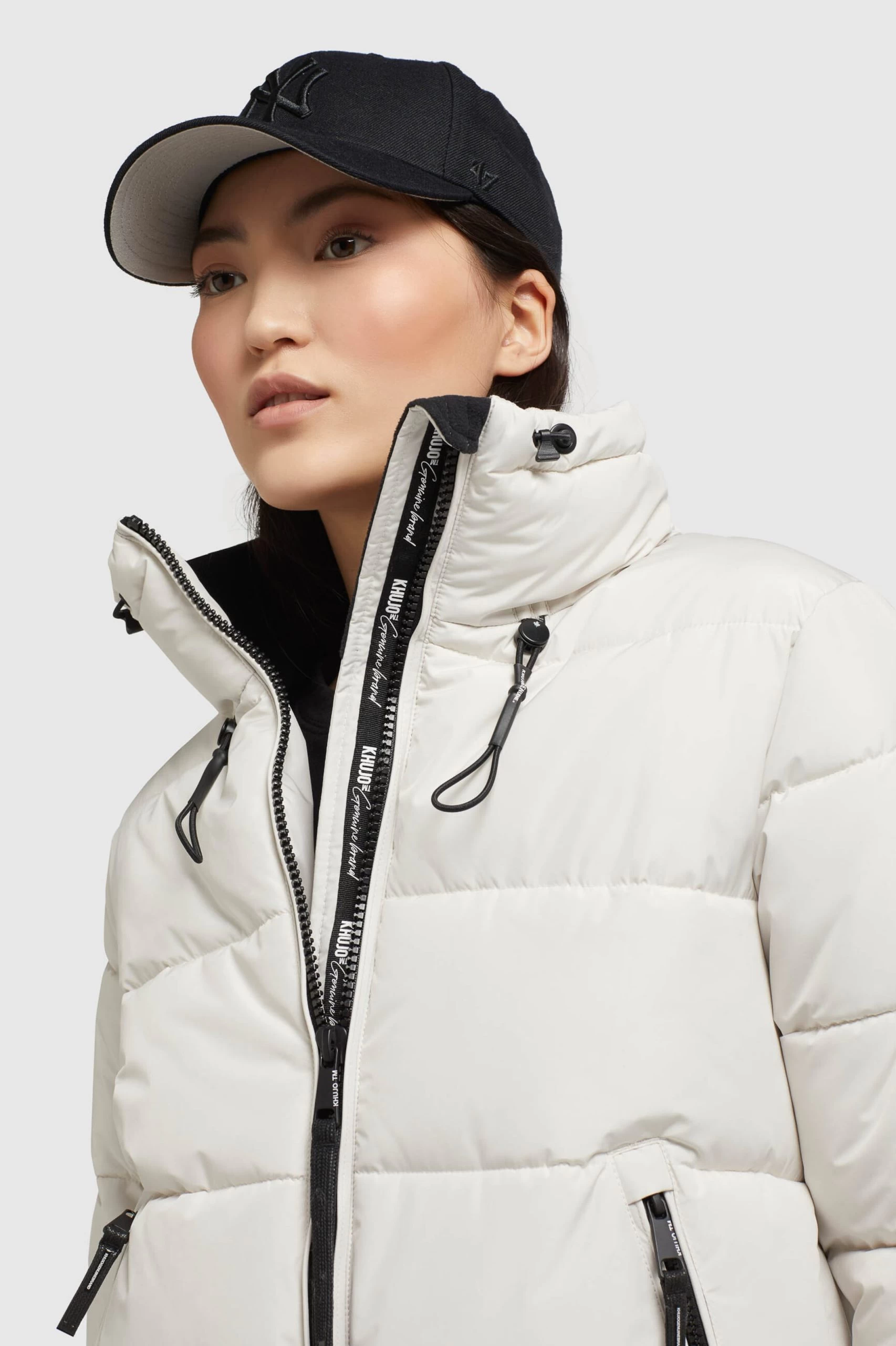 Khujo Winterjassen Winterjas Tuba Dames Offwhite 9 Khujo Winterjassen Winterjas Tuba Dames Offwhite - Afbeelding 7
