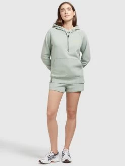 Khujo Hoodies Sweatshirt Odette Dames Mintgroen -Khujo 5418def9203f8ea0a282b6ad205477bc