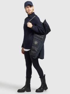 Khujo Winterjassen Winterjas Kanda 2 Dames Navy -Khujo 55a475e1e96ee4238b47e525c5d73734