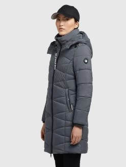 Khujo Tussenmantels Tussenmantel Fitt Light Dames Donkergrijs -Khujo 57d7c032413bacb10167f69d5a4dd514