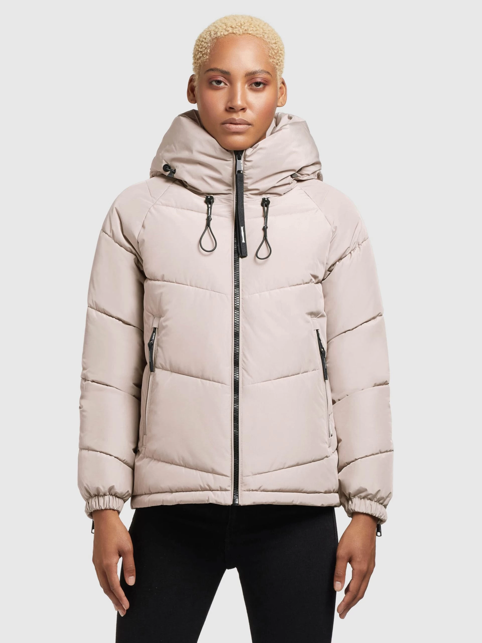 Khujo Winterjassen Winterjas Esila Dames Poederroze 4 Khujo Winterjassen Winterjas Esila Dames Poederroze - Afbeelding 2