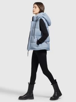Khujo Bodywarmers Bodywarmer Eden Dames Lichtblauw -Khujo 5ab921c5a9167404599baf392faf9497