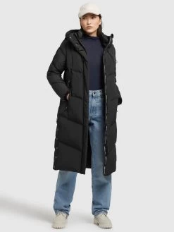 Khujo Wintermantels Wintermantel Dames Zwart -Khujo 5c78ca1a9bbab1a793fedaf8034d3da9