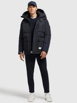 Khujo Winterjassen Winterjas Jedi Heren Donkerblauw -Khujo 5f026283df78d66aeef6f37404d462b4