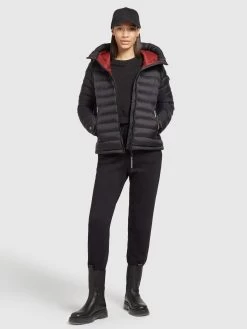 Khujo Winterjassen Winterjas Lovina Dames Zwart -Khujo 5fd2a2e0f8a427a04ea51daaff49cebc